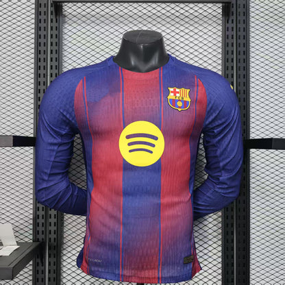 Barcelona Hemmatröja Long Sleeves 2025/26