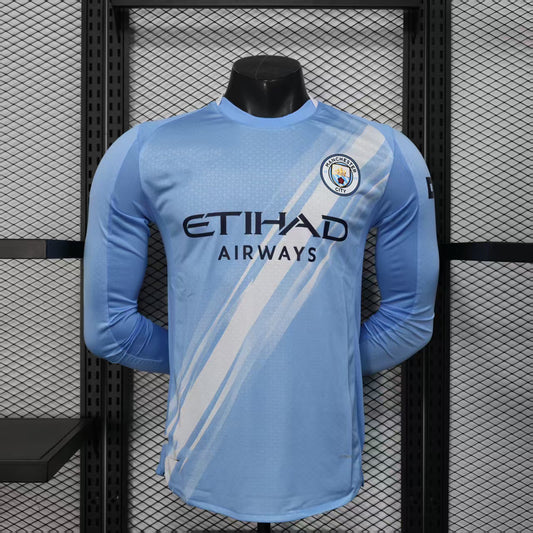Manchester City Hemmatröja Long Sleeves 2025/26