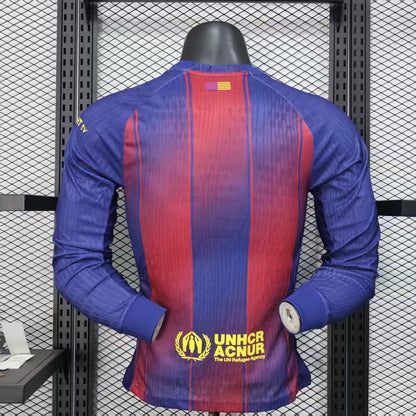 Barcelona Hemmatröja Long Sleeves 2025/26